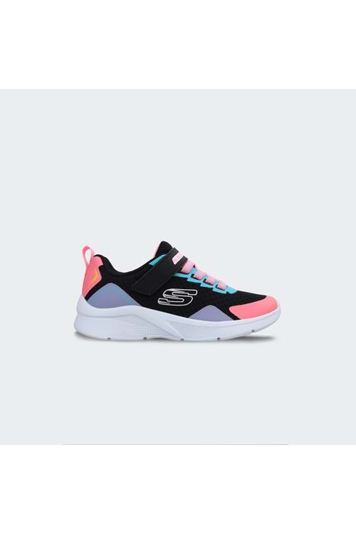 Skechers Microspec Bright Retros Kız Çocuk Renkli Spor Ayakkabı 302348LBKMT