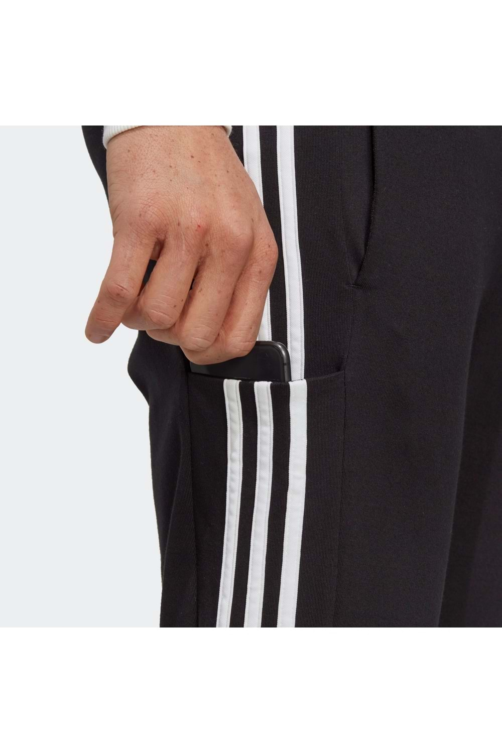 Essentials Single Jersey Tapered Open Hem 3-Stripes